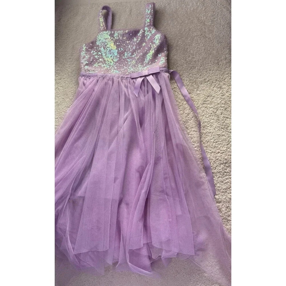 Zuni's girls  lavender sequins dress